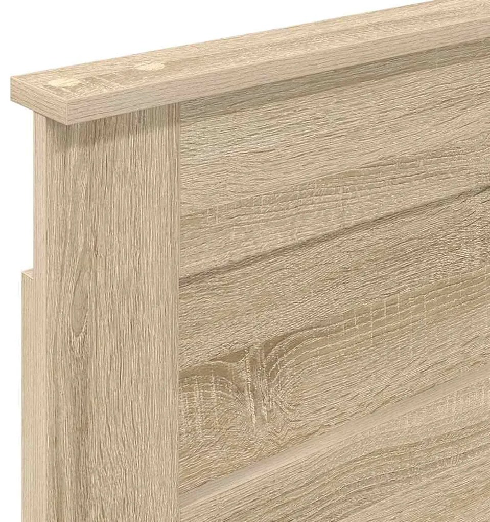 vidaXL Κεφαλάρι με κεφαλάρι Δρύς Sonoma 90 cm Επεξεργασμένο ξύλο