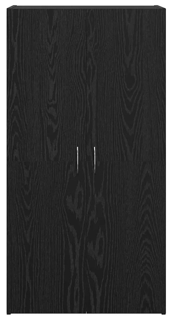 vidaXL Γραφείο Ντουλάπι Μαύρη δρυς 60 x 32 x 115 cm Επεξεργασμένο ξύλο