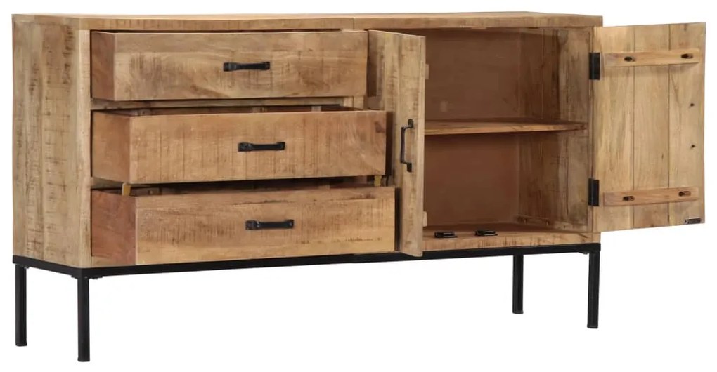 vidaXL Μπουφές 140 x 35 x 75 εκ. από Μασίφ Ξύλο Μάνγκο