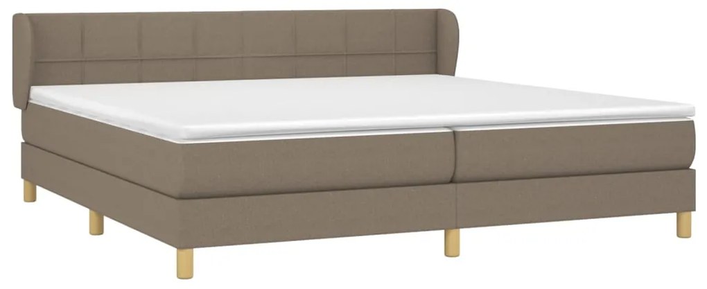 ΚΡΕΒΑΤΙ BOXSPRING ΜΕ ΣΤΡΩΜΑ TAUPE 200X200 ΕΚ. ΥΦΑΣΜΑΤΙΝΟ 3126833