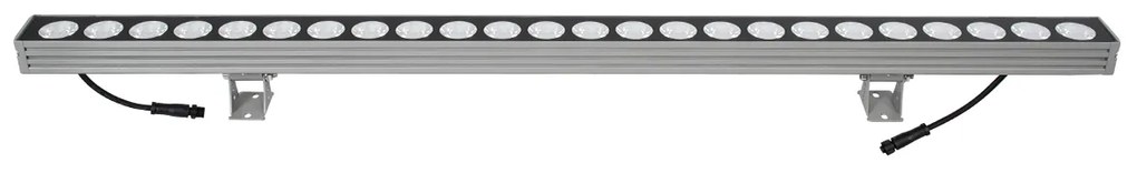 GloboStar WASHER-JAVIA 90555 Μπάρα Φωτισμού Wall Washer LED 48W 4080lm 5° DC 24V Αδιάβροχο IP67 Μ100 x Π5.2 x Υ3.6cm (Υ8.5 με Βάση) Θερμό Λευκό 2700K - Γκρι Ανθρακί - 3 Years Warranty - 90555