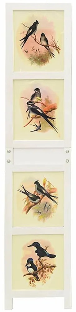 vidaXL Ρομδιβίδερ Πάνελ Λευκό 212 x 165 εκ. MDF