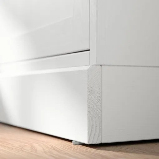 HAVSTA σύνθεση αποθήκευσης με συρόμενες γυάλινες πόρτες, 121x47x212 cm 395.347.61