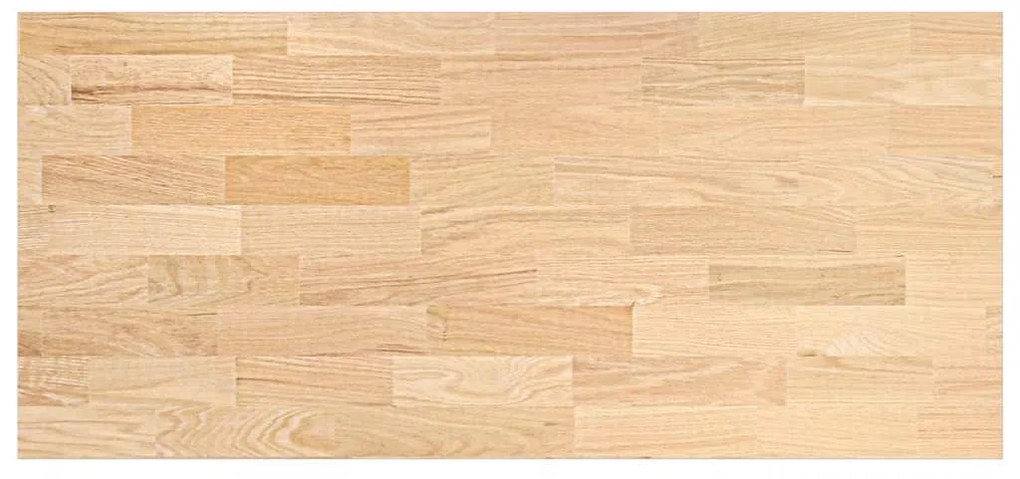 vidaXL πάγκος εργασίας κουζίνας 140x63,5x2,7 εκ. στερεό δρυς ορθογώνιο