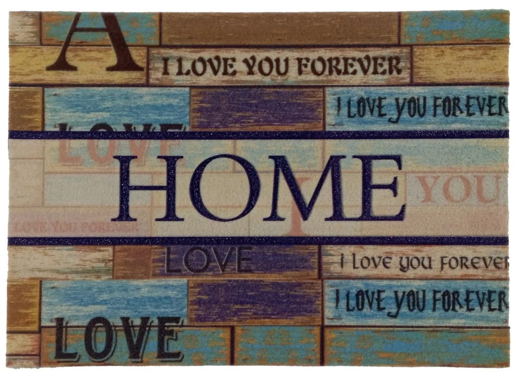 Πατάκι Εισόδου 40x60cm Polyester Home A forever San Lorentzo 1800203D