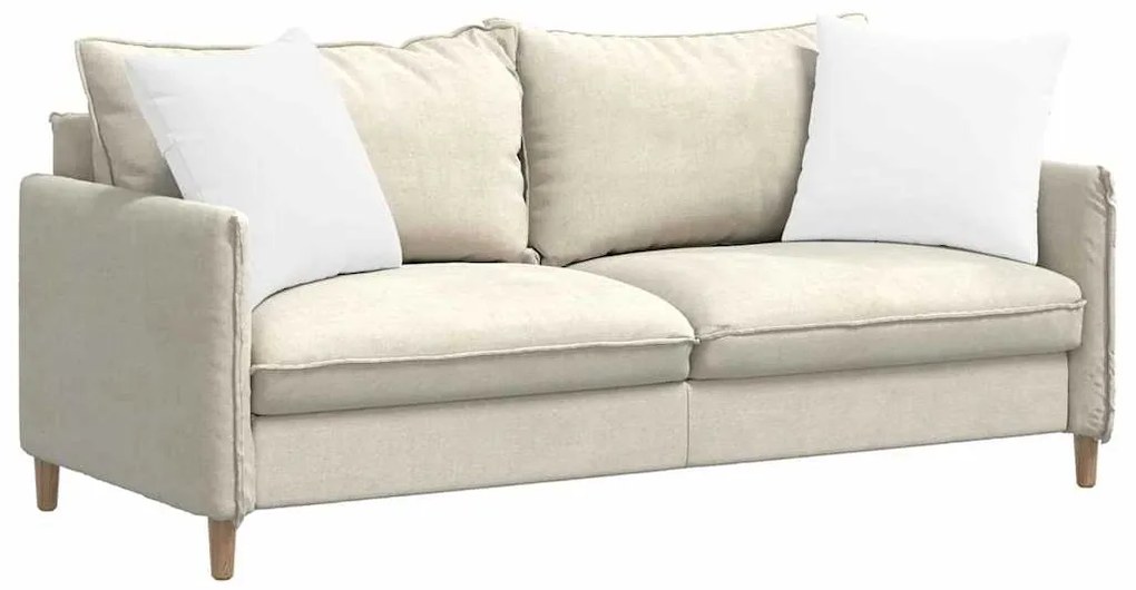 vidaXL Μαξιλάρι Καναπέ 2 pcs Λευκό 50 x 50 cm ύφασμα