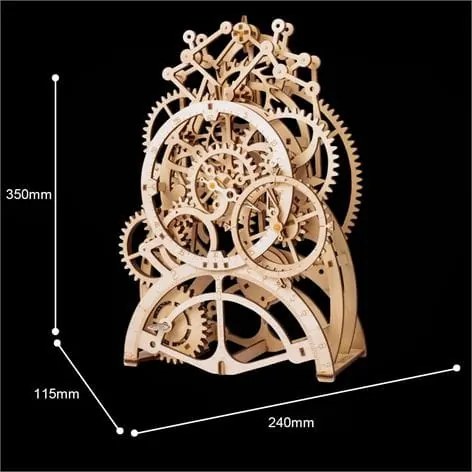 PENDULUM CLOCK LK501 3D Ξύλινο Μηχανικό Puzzle ROBOTIME