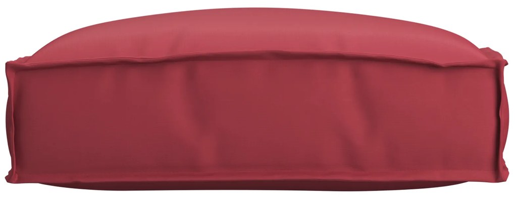 vidaXL Μαξιλάρι Παλέτας Κόκκινο 50x50x12 εκ Πολυεστερικός Ιστός