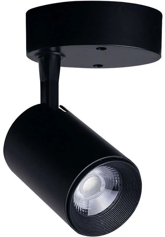 Φωτιστικό Οροφής - Σποτ Iris Led 7W 8994 Black Nowodvorski Αλουμίνιο, Πλαστικό