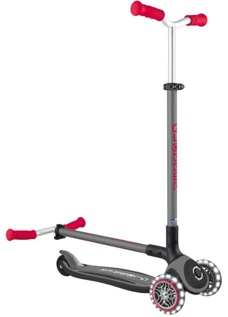 Globber Scooter Master Lights Black-Red