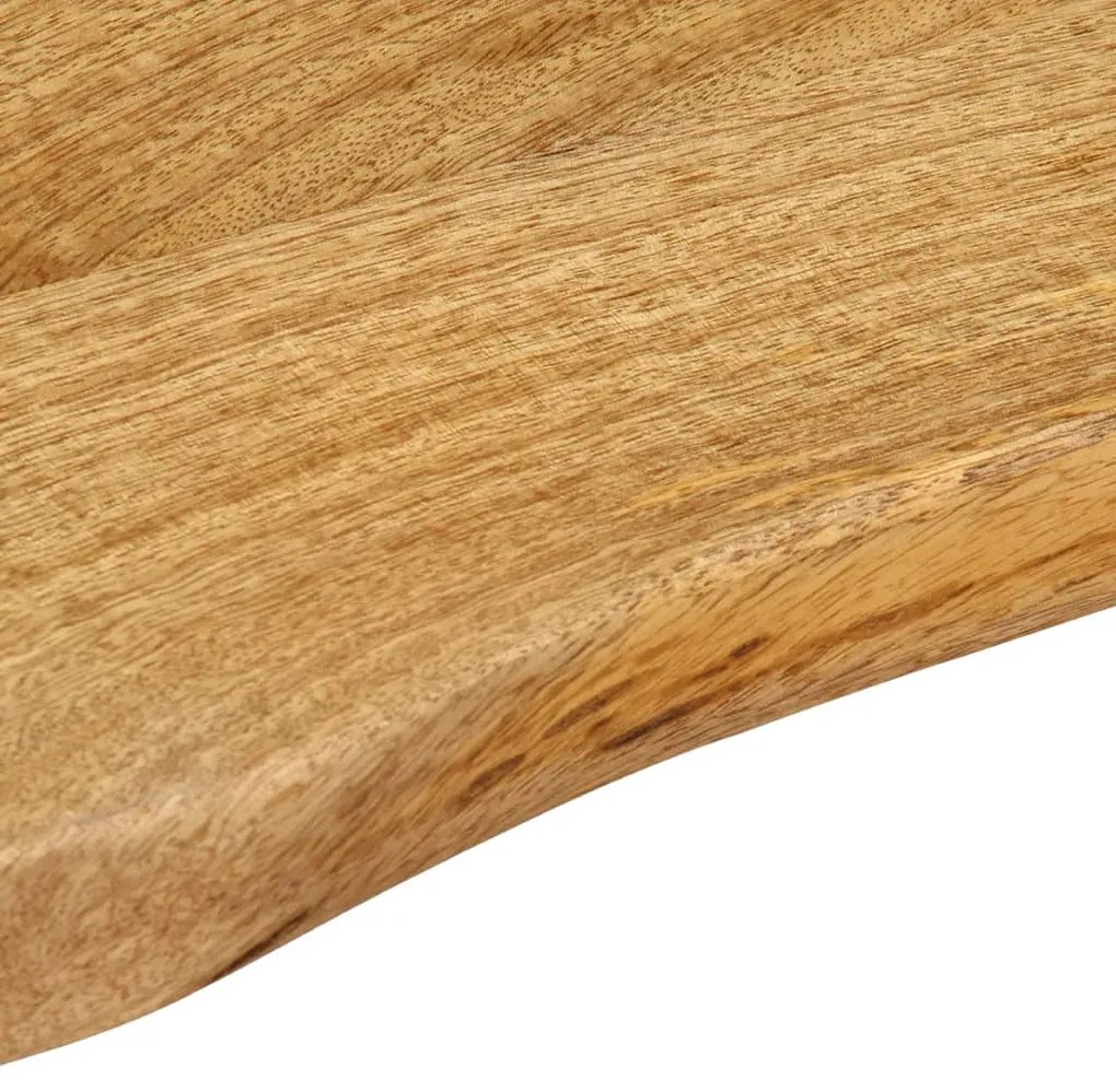 vidaXL Επιφάνεια Τραπεζιού 90x40x3,8 εκ. Live Edge Μασίφ Ξύλο Μάνγκο