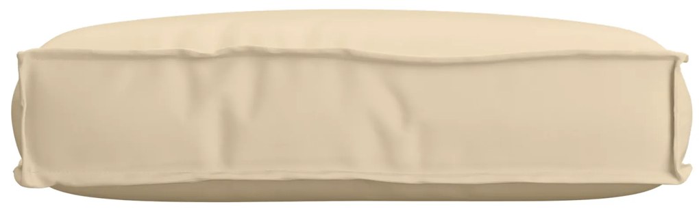 vidaXL Μαξιλάρι Παλέτας για Καθίσμα Μπεζ 60x40x8 εκ. Oxford Fabric
