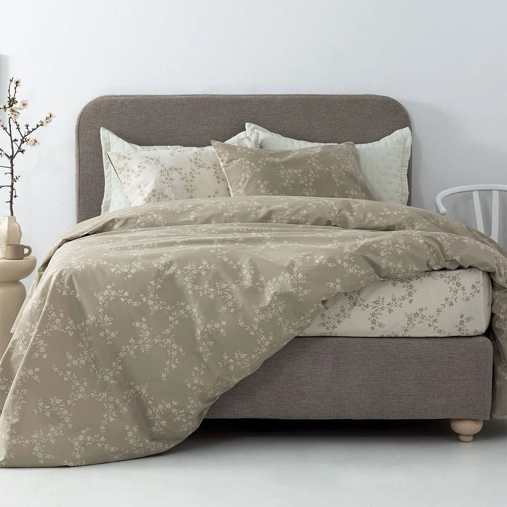 Σεντόνια Υπέρδιπλα (Σετ) Palamaiki Fashion FL6270 Μπεζ ΧΩΡΙΣ ΛΑΣΤΙΧΟ 240x260
