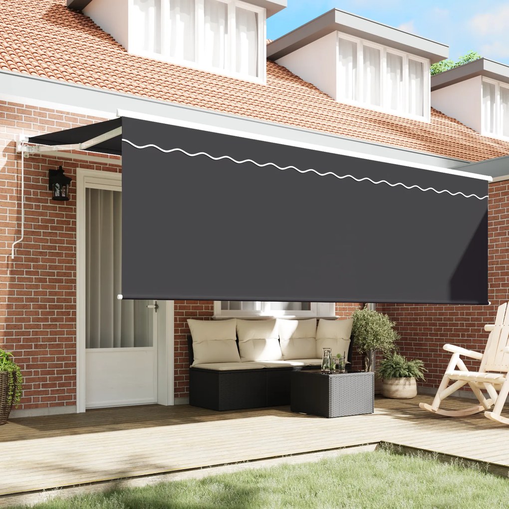 vidaXL Σκηνίτσα Αναδιπλούμενη Ανθρακί 400 x 200 cm ύφασμα