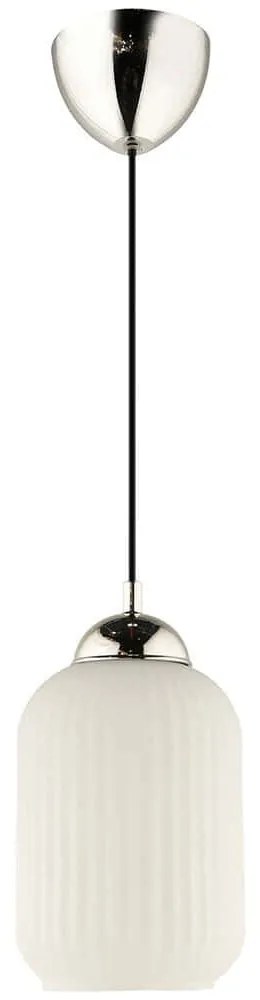 Φωτιστικό Οροφής 433NUV1147 Φ10x70cm 1xE27 40W White-Chrome Opviq