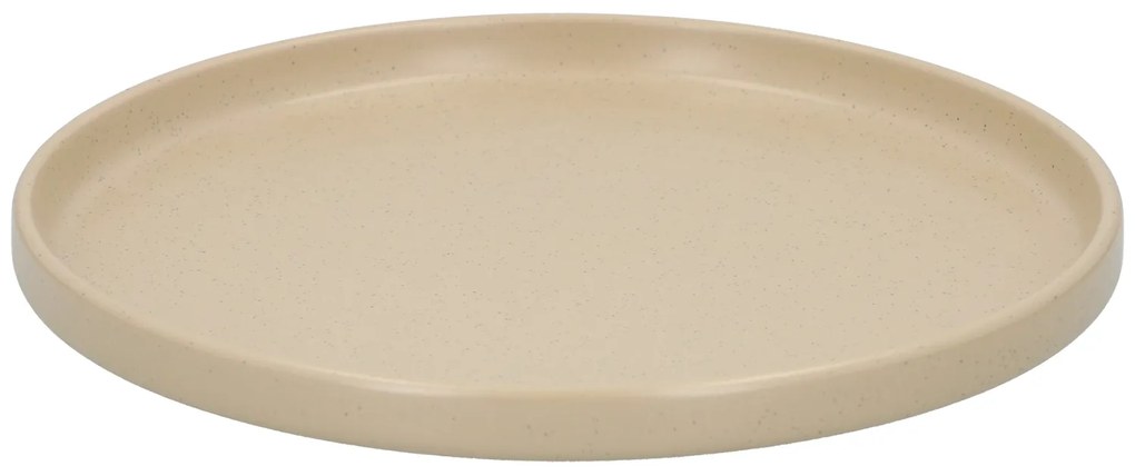 Πιάτο Δείπνου Stoneware Φ26.5cm Μπεζ
