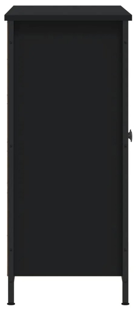 vidaXL Μπουφές Μαύρος 100x33x75 εκ. από Επεξεργασμένο Ξύλο