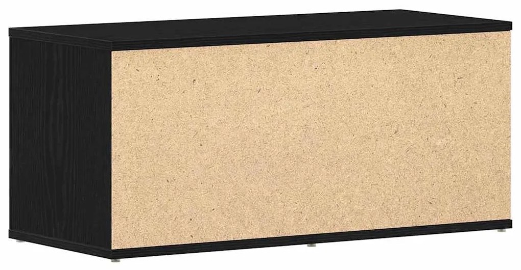 vidaXL Βάση TV με συρτάρι Μαύρο 80 x 34 x 35.5 εκ Επεξεργασμένο ξύλο