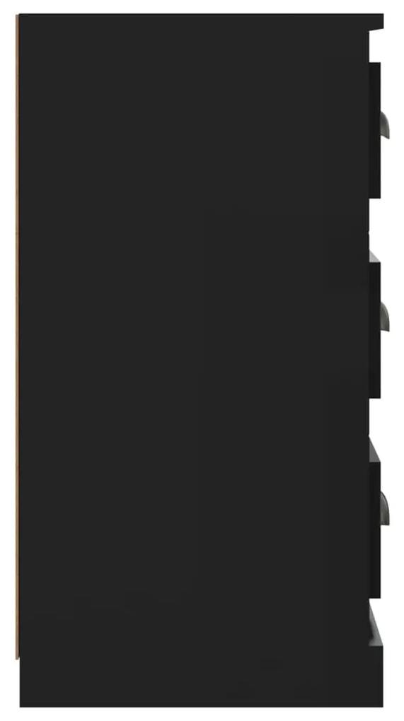 vidaXL Ντουλάπι Μαύρο 70 x 35,5 x 67,5 εκ. από Επεξεργασμένο Ξύλο