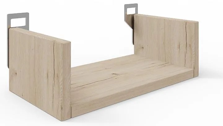 Ραφιέρα τοίχου Derva σε oak απόχρωση 30x15x10 εκ. 30x15x10 εκ.