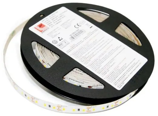 Adeleq Ταινία LED Λευκή Αυτοκόλλητη 5m 12VDC 2835 9.6W Και 120LED Ανά Μέτρο IP54 Θερμό 3000K 30-35021000