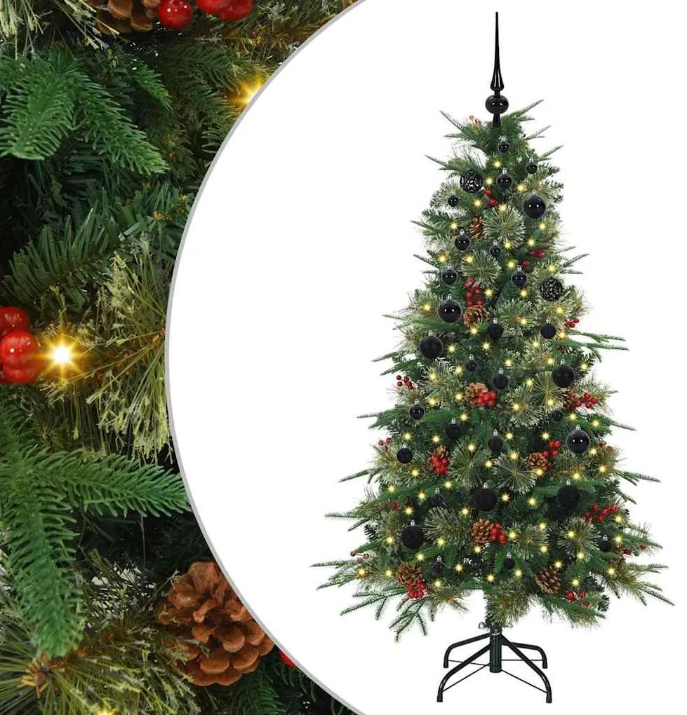 vidaXL Τεχνητό Χριστουγεννιάτικο Δέντρο με Άξονα Πράσινο 150 cm