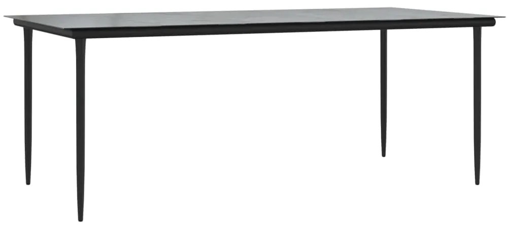 vidaXL Σετ Τραπεζαρίας Κήπου 7 τεμ. Μπεζ Συνθετικό Ρατάν με Μαξιλάρια