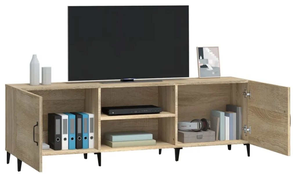 vidaXL Έπιπλο Τηλεόρασης Sonoma Δρυς 150x30x50 εκ. Επεξεργασμένο Ξύλο