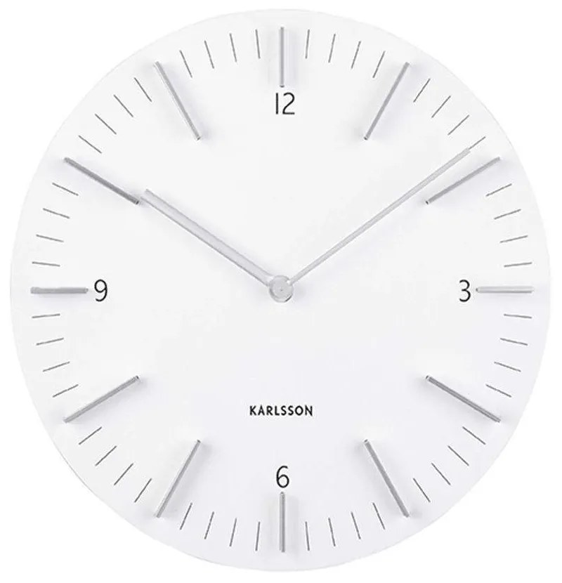 Ρολόι Τοίχου Detailed KA5782WH Φ30cm White Karlsson Wood