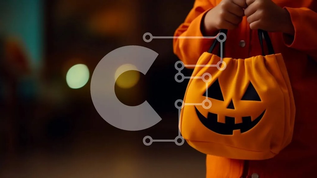 Intra Συλλεκτικό Ξύλινο Παζλ Plywood 4mm - Παιδί με αποκριάτικη στολή με τσάντα κολοκύθας Σε Ξύλινο Κουτί - Διαστάσεις: 10x10 cm – 25 κομμάτια