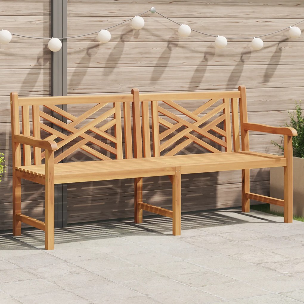 vidaXL Παγκάκι κήπου Καφέ 228 x 60 x 90 εκ Μασίφ ξύλο teak