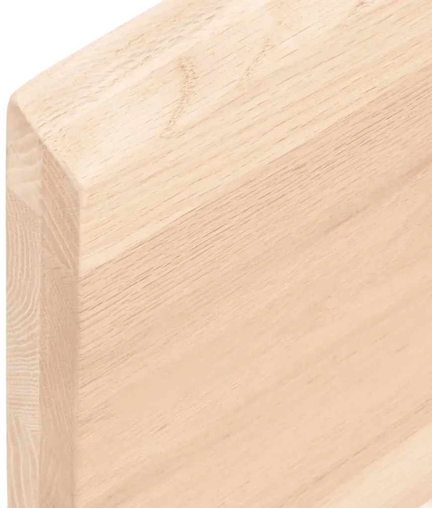 vidaXL Πάγκος Μπάνιου 100x50x(2-4) εκ. από Ακατέργαστο Μασίφ Ξύλο