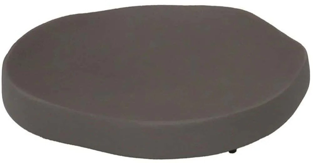 Διακοσμητικός Δίσκος Finton 032546 20x20x6cm Taupe Αλουμίνιο