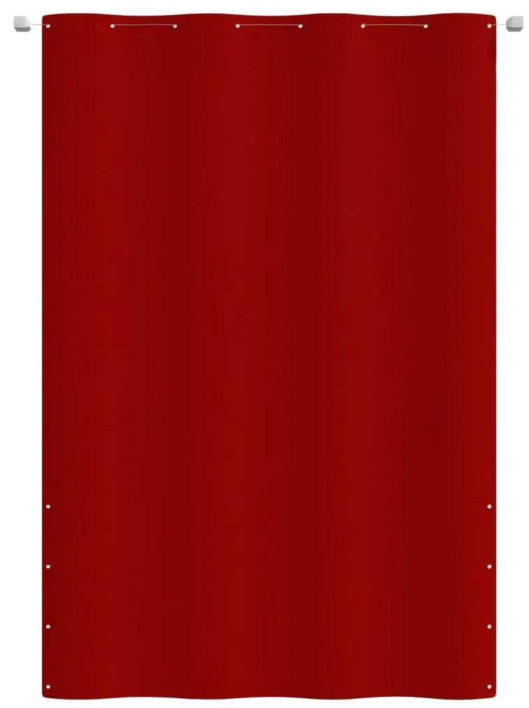 vidaXL Διαχωριστικό Βεράντας Κόκκινο 160 x 240 εκ. Ύφασμα Oxford