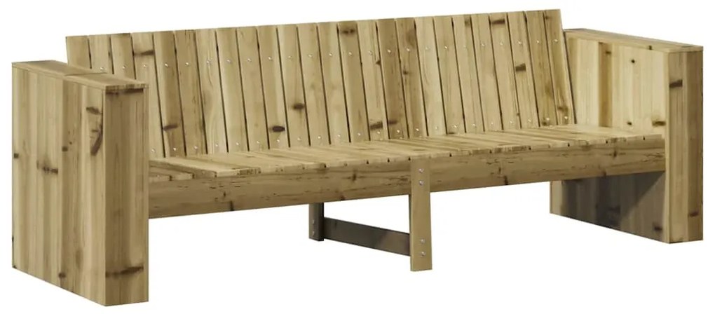 vidaXL Καναπές Κήπου Πράσινο 185.5 x 60 x 62 εκ.
