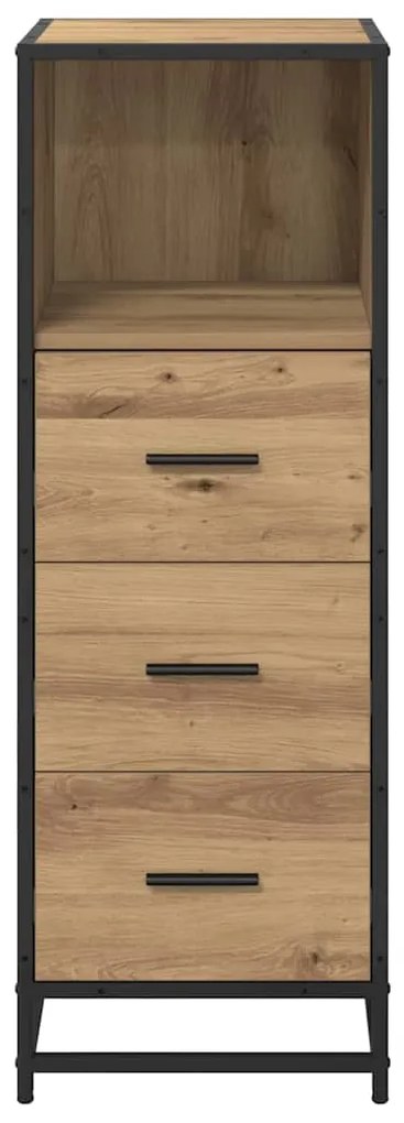 vidaXL Ντουλάπι Μπάνιου με συρτάρι artisan δρυς 35 x 37.5 x 100 εκ.
