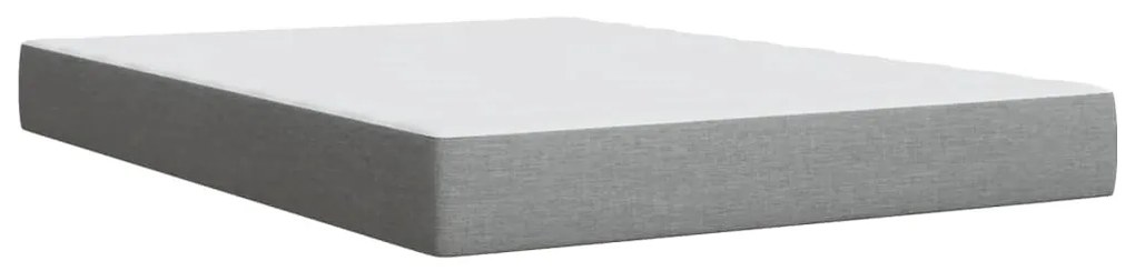 ΚΡΕΒΑΤΙ BOXSPRING ΜΕ ΣΤΡΩΜΑ ΑΝΟΙΧΤΟ ΓΚΡΙ 140X190 ΕΚ. ΥΦΑΣΜΑΤΙΝΟ 3292797