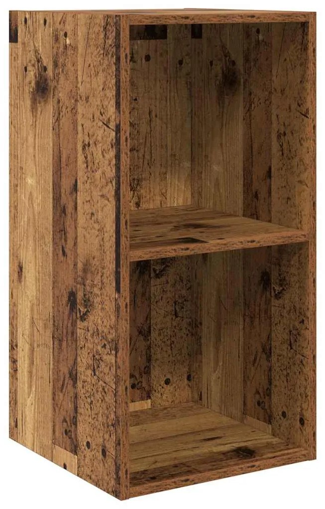 vidaXL Σετ επίπλου τηλεόρασης 4 pcs Παλαιό ξύλο 37 x 37 x 142.5 εκ