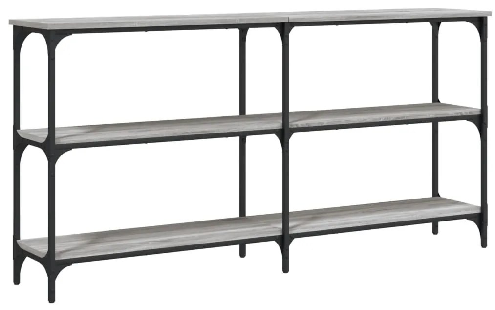 vidaXL Τραπέζι Κονσόλα Γκρι Sonoma 150x29x75 εκ. Επεξεργασμένο Ξύλο