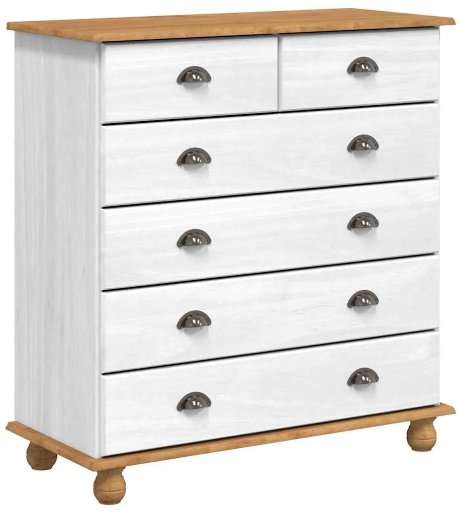 vidaXL Κλουβί ASKIM Λευκό 91 x 40 x 200,5 εκ Στερεά ξυλεία πεύκου