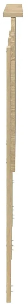 vidaXL Κεφαλάρι με κεφαλάρι Δρύς Sonoma 135 cm Επεξεργασμένο ξύλο
