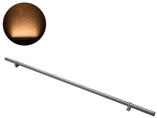 WASHER-STELLAR 90574 Μπάρα Φωτισμού Wall Washer LED 12W 1020lm 30° DC 24V Αδιάβροχο IP65 Πορτοκαλί 2200K Dimmable-Γ Globostar-90 90574