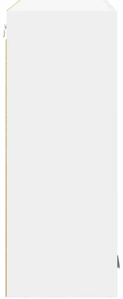 vidaXL Κρεμαστό ντουλάπι Λευκό 80 x 31 x 80 εκ. Επεξεργασμένο ξύλο