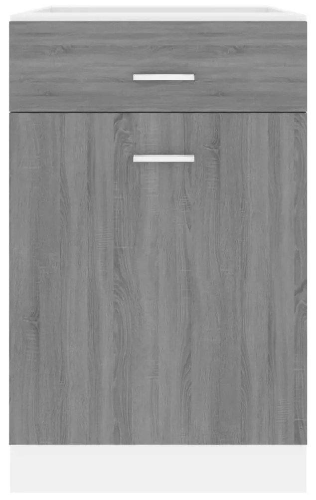 vidaXL Έπιπλο Με Συρτάρι Lyon Γκρι Sonoma 50x46x81,5 εκ. Επεξεργ. Ξύλο
