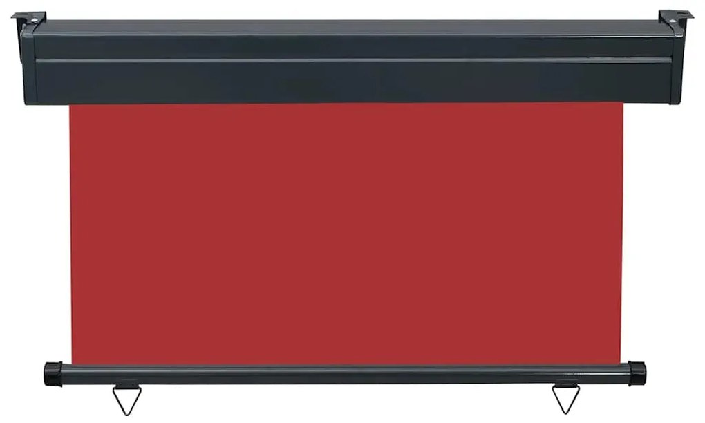 vidaXL Σκίαστρο Βεράντας Πλαϊνό Κόκκινο 125 x 250 εκ.