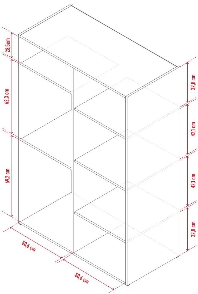 Ντουλάπα Young Users δίφυλλη