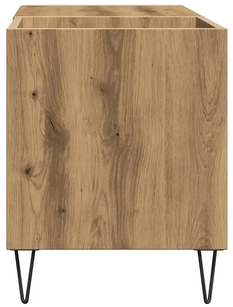 vidaXL Δισκοθήκη Δρυς τεχνίτης 84,5x38x48 εκ. από Επεξεργασμένο Ξύλο