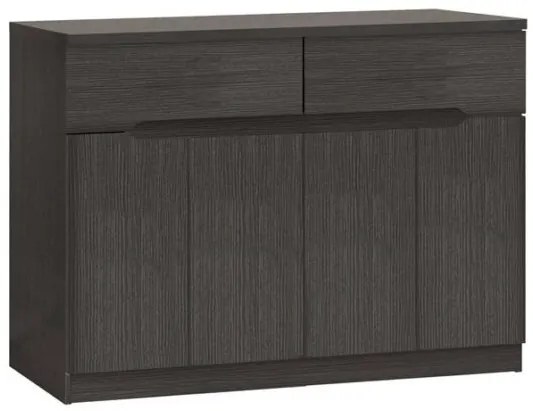 ΜΠΟΥΦΕΣ JOLENE HM2234.01 2 ΣΥΡΤΑΡΙΑ &amp; 4 ΠΟΡΤΕΣ ZEBRANO 120X40X80εκ.