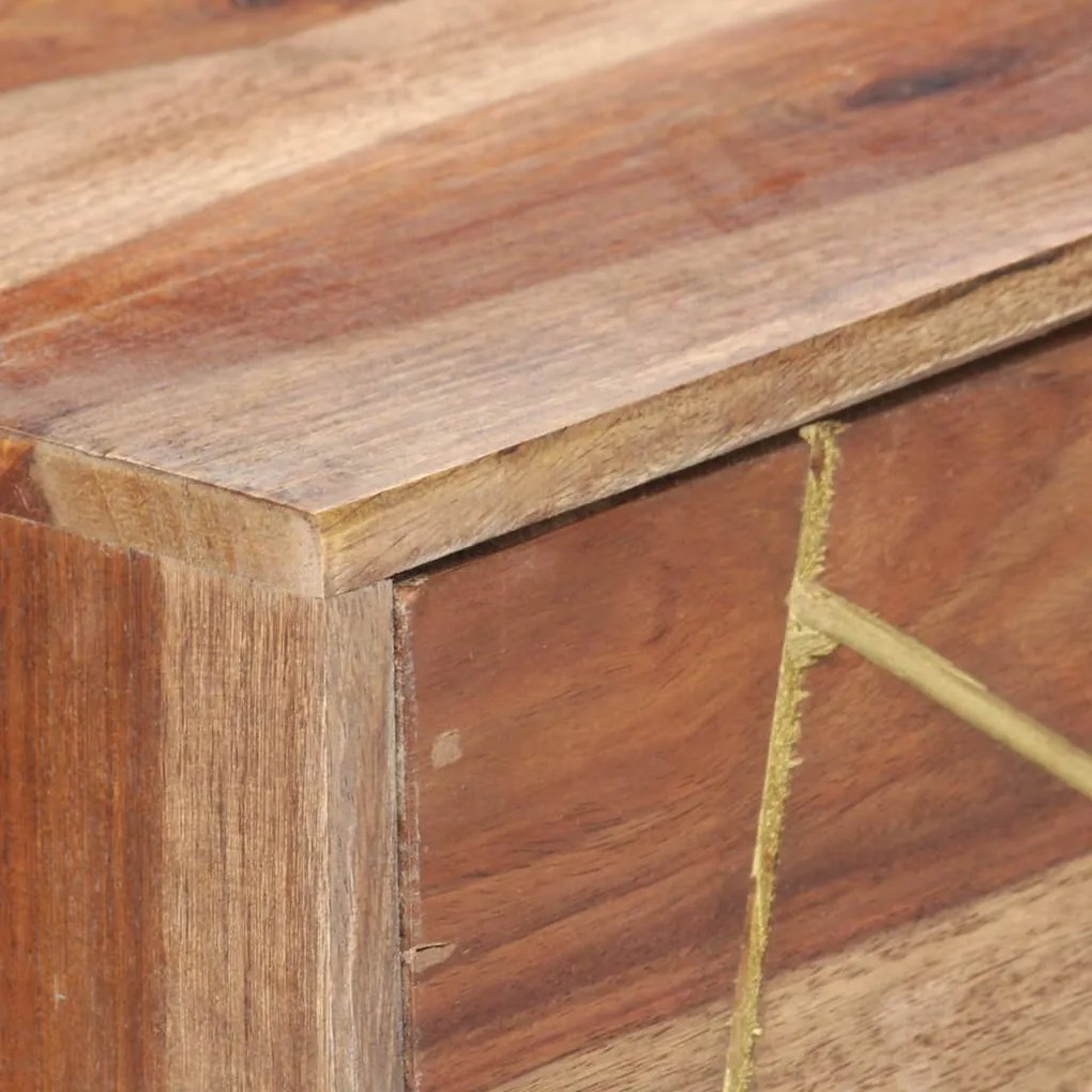 vidaXL Σεκρετέρ με Συρτάρια 100x55x75 εκ. από Μασίφ Ξύλο Ακακίας