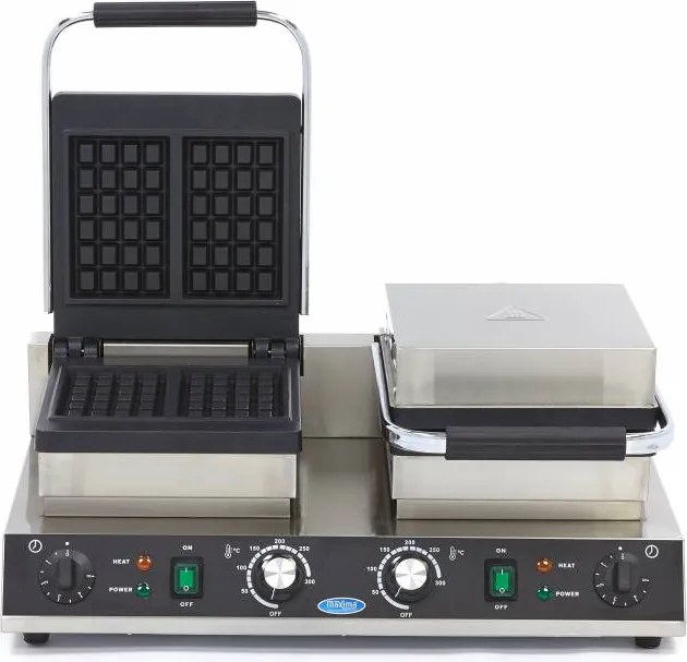 Waffle Maker - 4 Pieces - Belgian - Double
